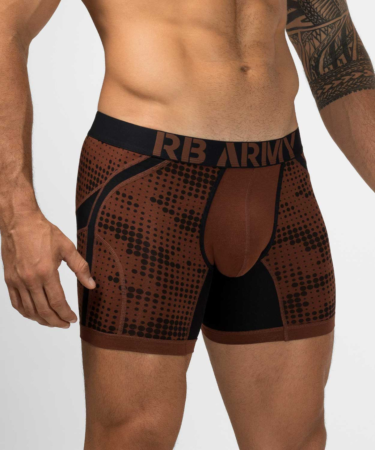 ARMY Anatomic Boxer Brief Brown
