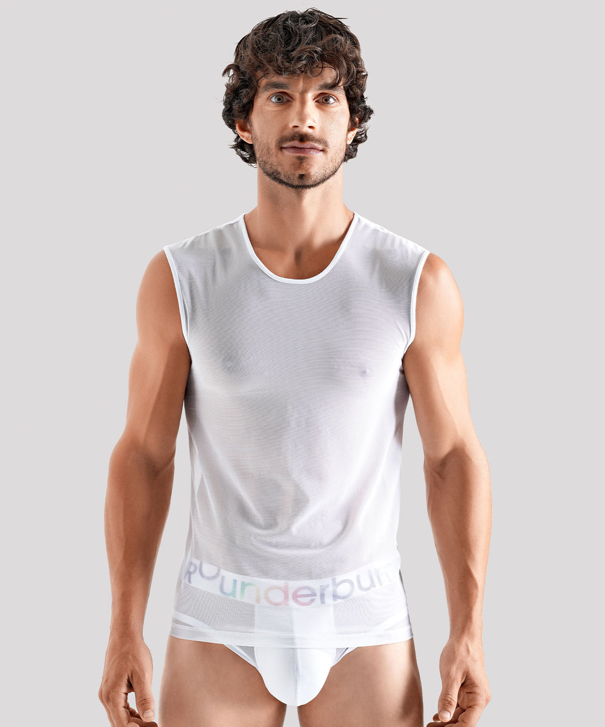 TRANSPARENT PRIDE Tank Top White