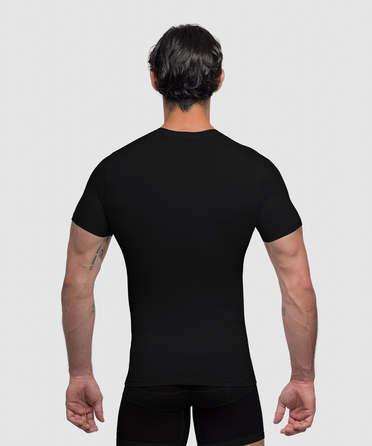Cotton Compression Crew Neck T-Shirt