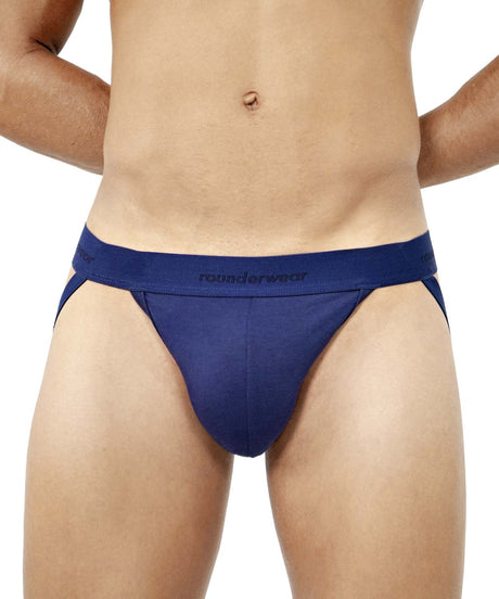 Essentials Cotton Jockstrap Navy