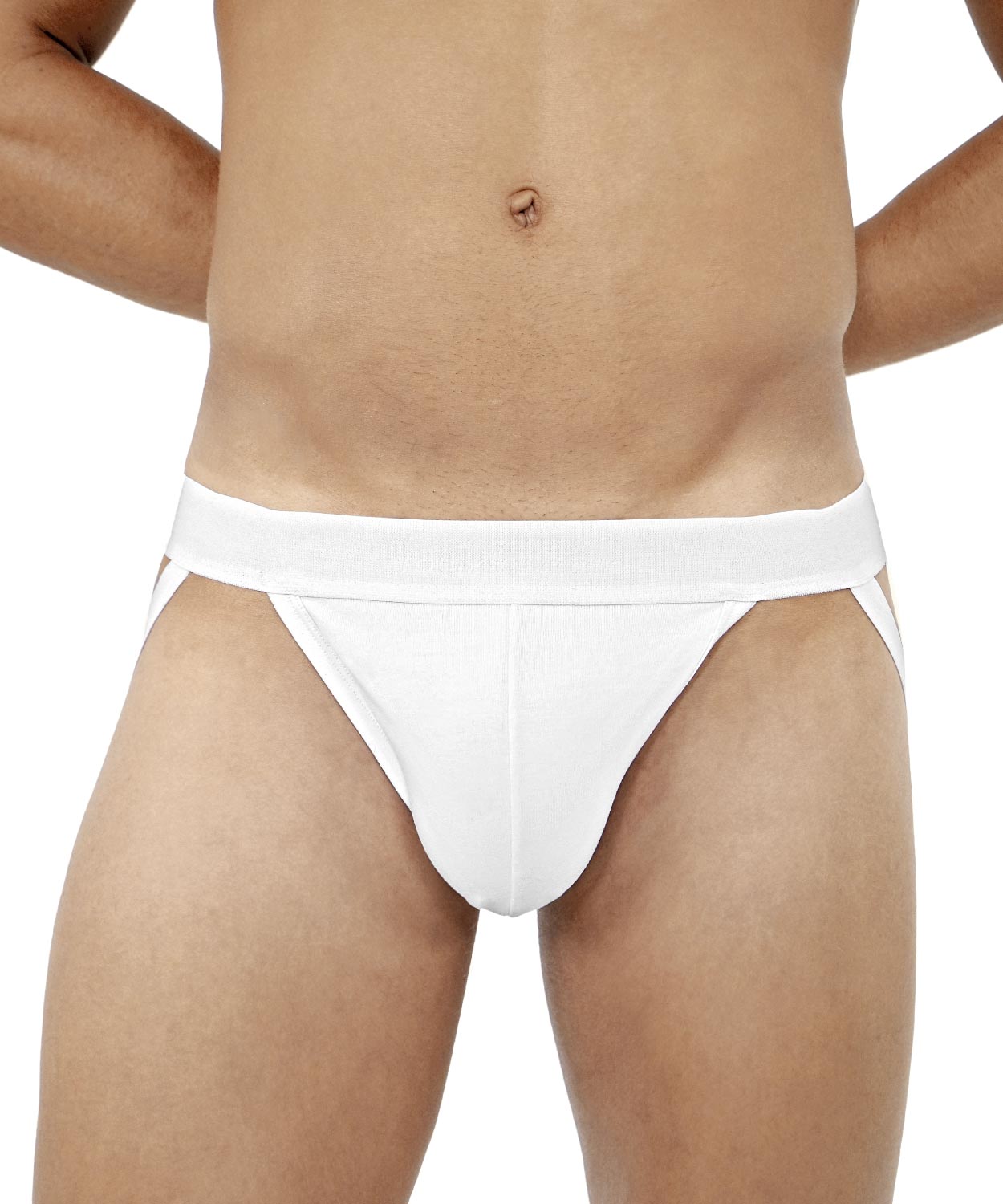 Essentials Cotton Jockstrap White