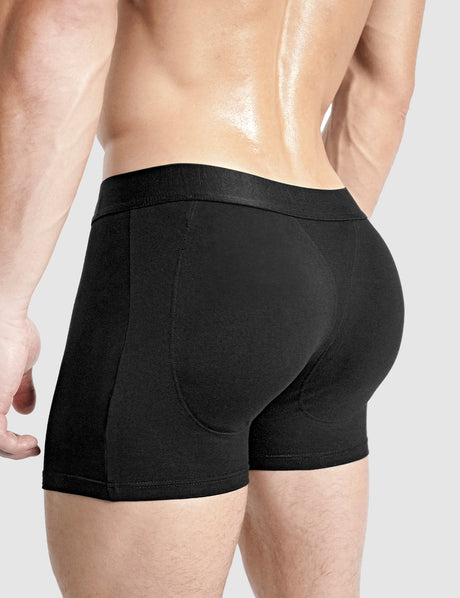 Basic Padded Boxer Brief Black