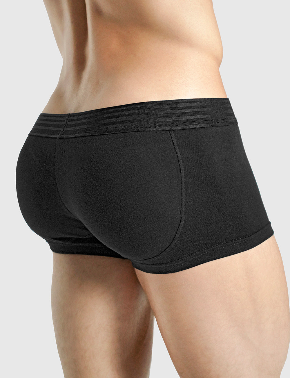 Padded Boxer Trunk + Smart Package Cup Black
