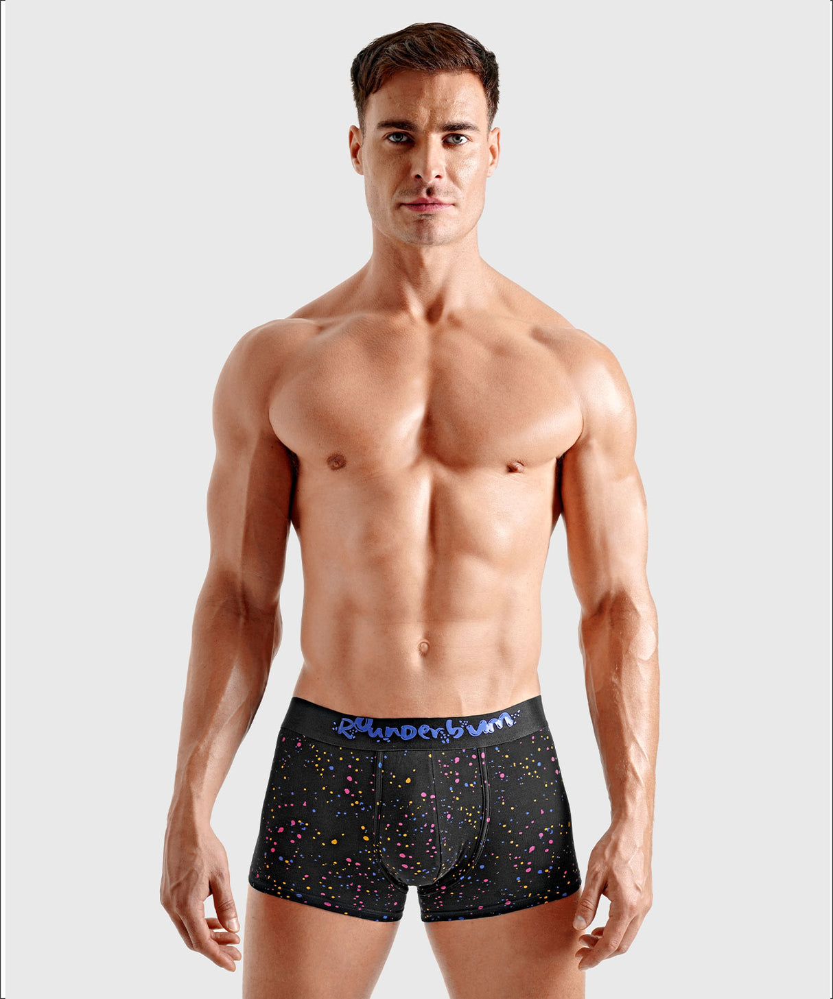 ART POP Padded Boxer Trunk Black Art Pop