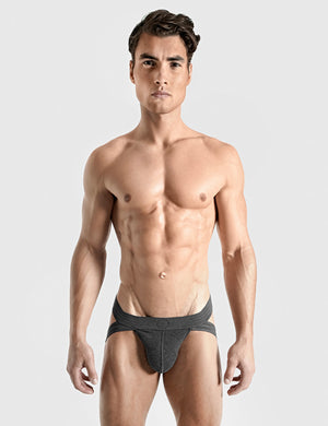 [DUAL TECH] Jockstrap Heather-Charcoal