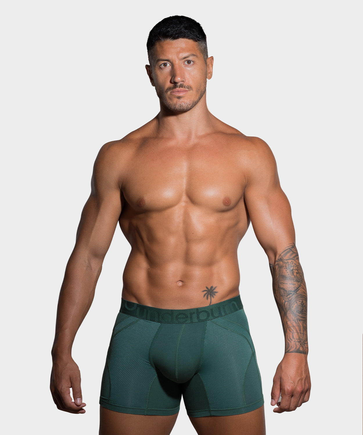 HERO GREEN Anatomic Boxer Brief Green