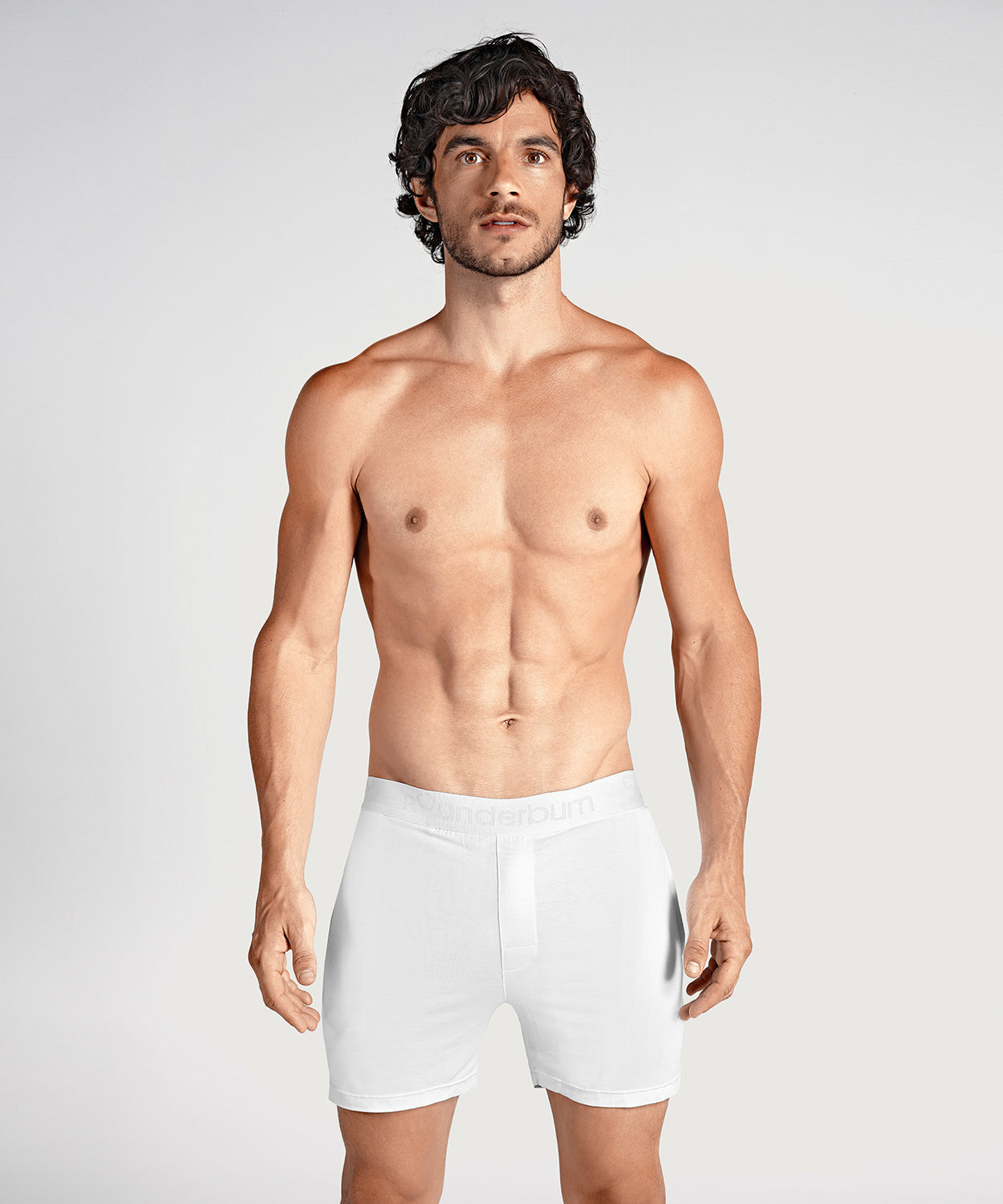 BUM AROUND Pajama Short White