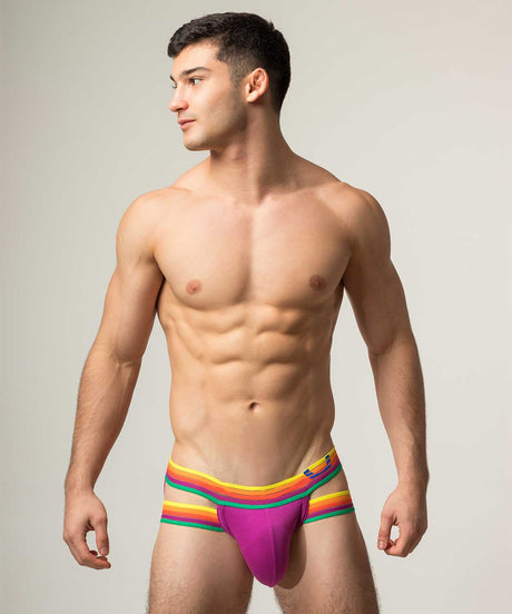 RAINBOW RUSH Lift Holster Brief Purple