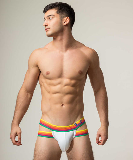 RAINBOW RUSH Lift Holster Brief White