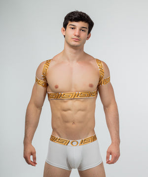 O MY GOD Posture Harness White