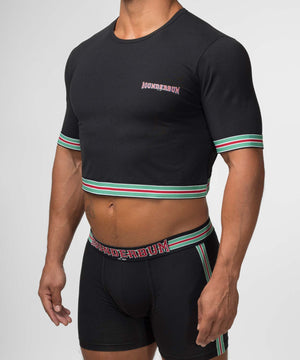 VARSITY Padded Crop Top