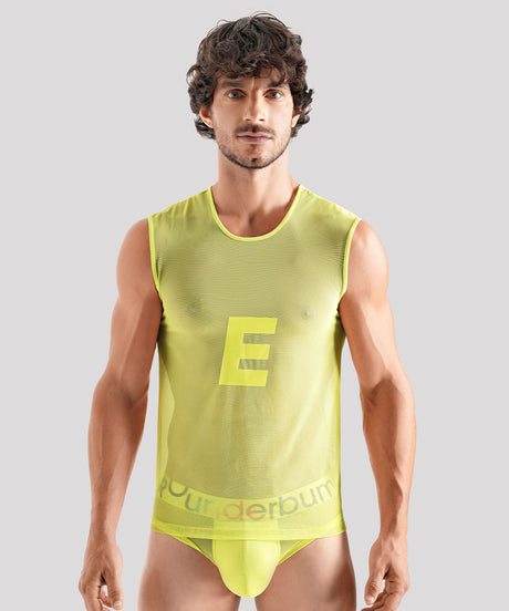 TRANSPARENT PRIDE Tank Top Yellow Cyb