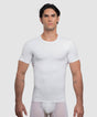 Cotton Compression Crew Neck T-Shirt White